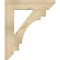 Ekena Millwork Merced Slat Rough Sawn Bracket, Douglas Fir, 4"W x 22"D x 26"H BKT04X22X26MRC06RDF - alternate 3